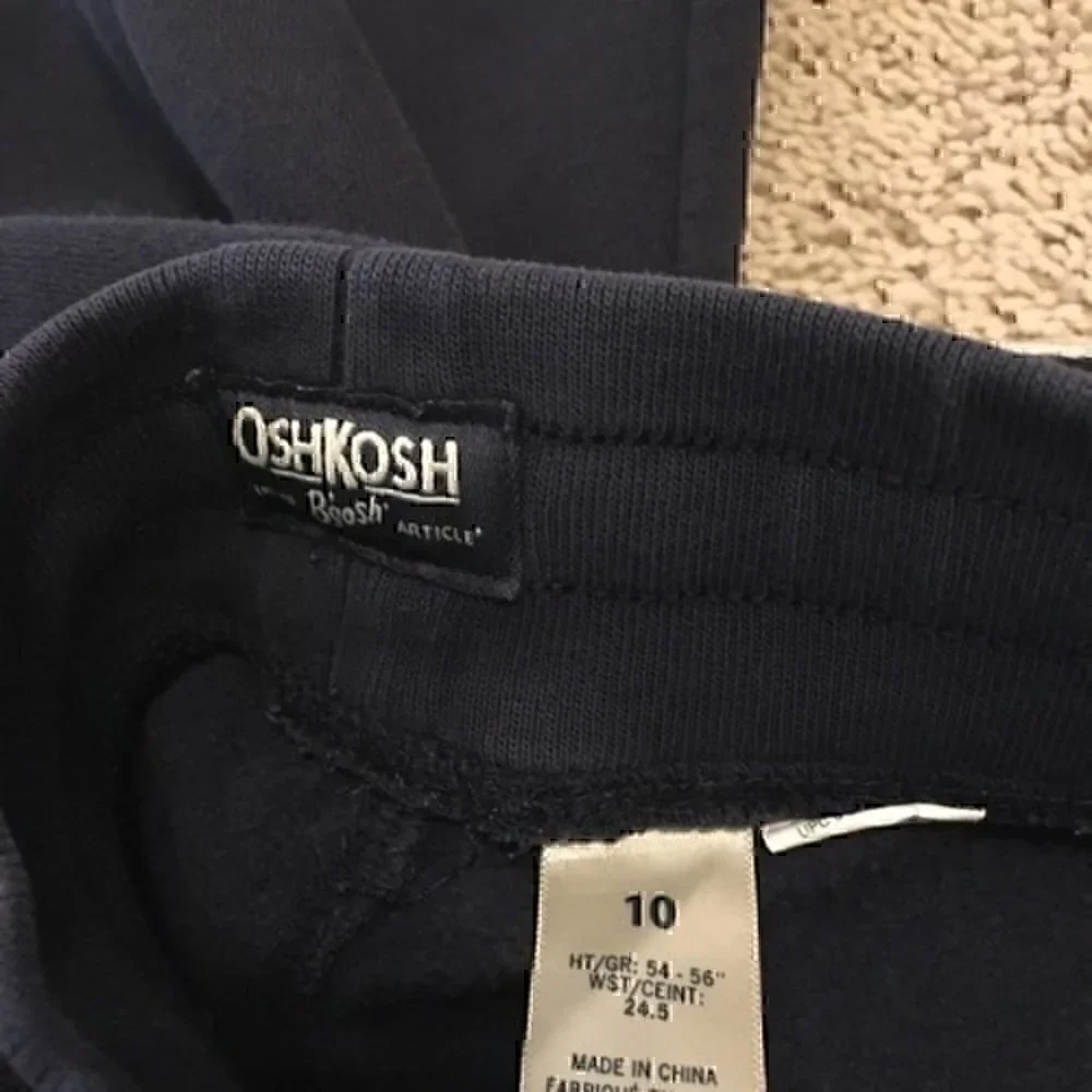 Boys size 10 navy Osh Kosh sweatpants NWOT